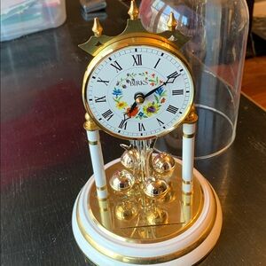 Birks clock. Runs, but loses time. So not perfect. From my mother’s estate.